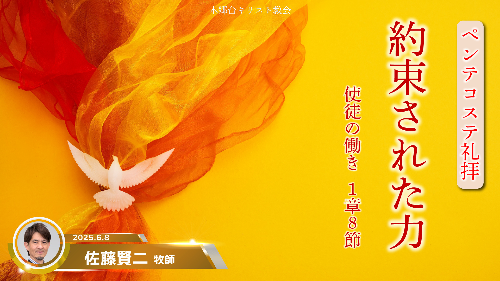 2025年6月8日　約束された力